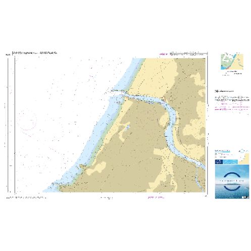 Carte marine Shom L - 32412L - Abords et port de Bayonne