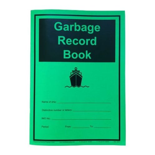 Garbage Record book - all ships