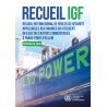 OMI - 109F - Recueil IGF, Recueil international de règles de sécurité applicables aux navires qui utilisent des gaz ou d'autr