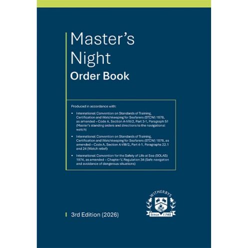 Master's night orders log book