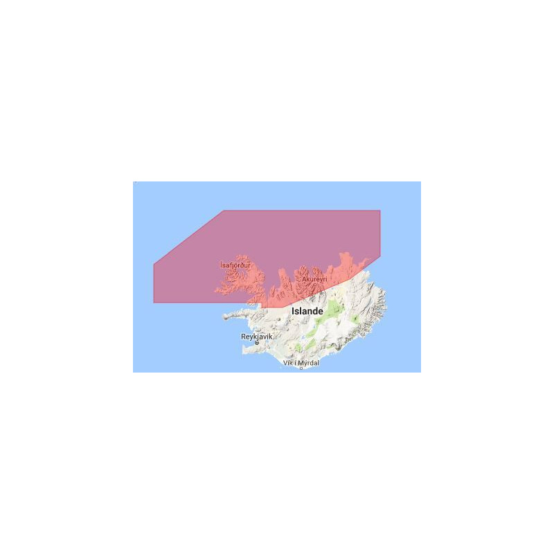 C-map M-EN-M410-MS Westfjord, north east and south west
