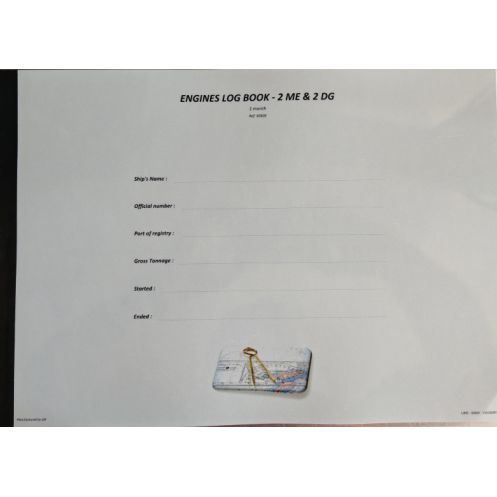 LJB - 6060E - Engines Log Book 2 ME & 2DG - 1month - A3 - version20160801