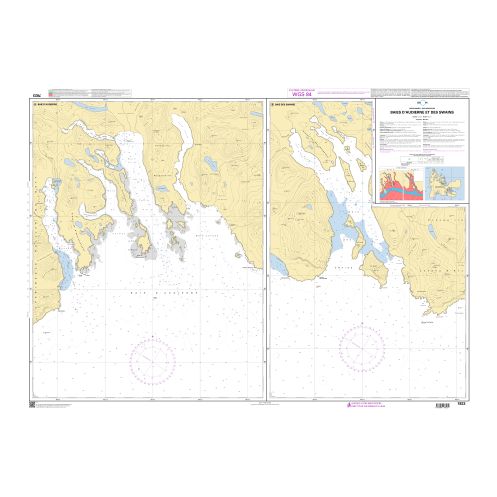Carte marine Shom C - 7823C - Baie D'Audierne  Baie Des Swains