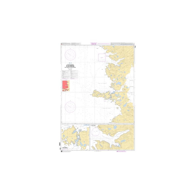 Carte marine Shom C - 7824C - Du Cap Marigny au Cap Poincaré - Port Curieuse et Baie de Penfeld