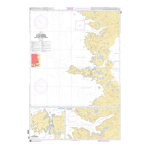 Carte marine Shom C - 7824C - Du Cap Marigny au Cap Poincaré - Port Curieuse et Baie de Penfeld