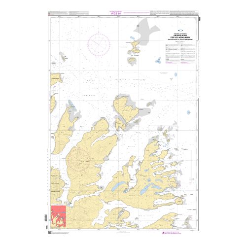 Carte marine Shom C - 7826C - Abords Nord des Îles Kerguelen - Des Îles Davis à l’Île du Veau Marin