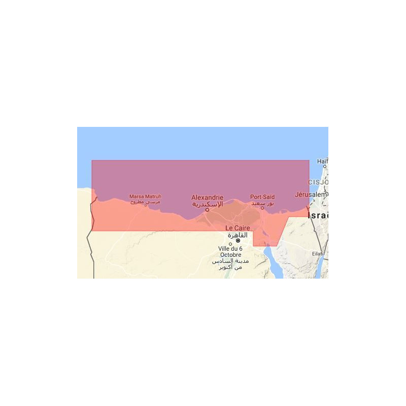 C-map M-ME-M007-MS Egyptian Mediterranean coast