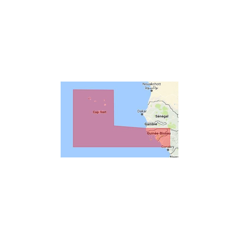 C-map M-AF-M214-MS Capo Verde and Guinea Bissau