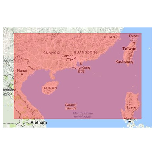 C-map M-AS-M215-MS Northern Vietnam to Fuzhou, China