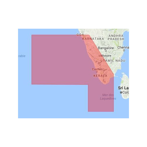 C-map M-IN-M212-MS India South west coasts