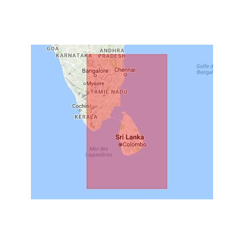 C-map M-IN-M213-MS India south east coast and Sri Lanka