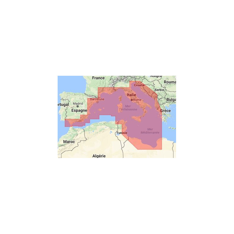 C-map M-EM-M976-MS South west European coasts