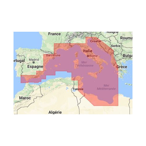 C-map M-EM-M976-MS South west European coasts