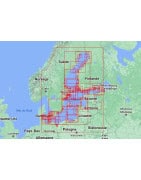 Admiralty nautical chart Baltic sea