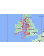 Carte marine Admiralty mer d'Irlande
