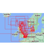 Carte marine Admiralty mer du Nord
