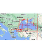 Carte marine Admiralty mers Noire, de Marmara