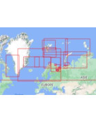 Carte marine Admiralty océan Arctique