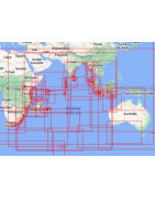 Carte marine Admiralty océan Indien