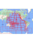 Admiralty nautical chart Pacific ocean