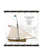 Toile tendue sur coton autres bateaux