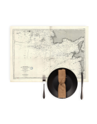 Set de table carte marine ancienne