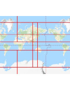 Special Shom chart (planispheres and polar maps)