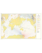 Carte Admiralty de déclinaison magnétique