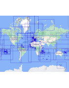 Carte marine Shom C : carte roulée
