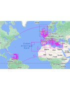 Carte marine Imray : carte pliée