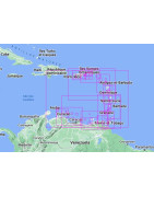 Carte marine Imray golfe du Mexique, mer des Caraïbes