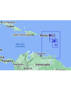 Carte marine Shom L mer des Caraïbes, golfe du Mexique