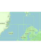 Carte marine NGA mers du Nord et de Norvège