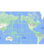 Carte marine NGA océan Pacifique
